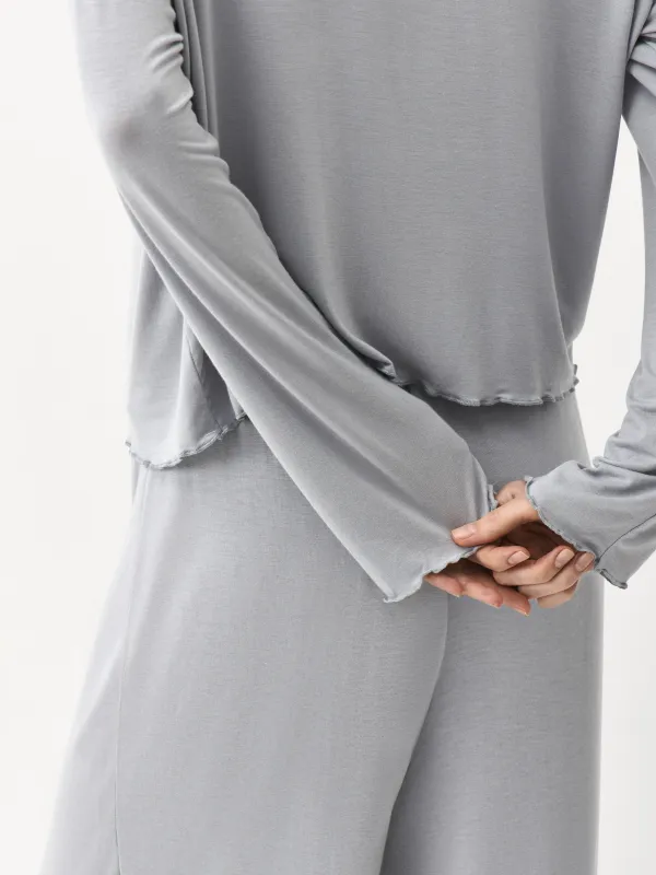 Әйелдер кардиганы, үйге арналған, өлшемі S, вискоза/эластан, сұр-көгілдір, Meryl, image-5