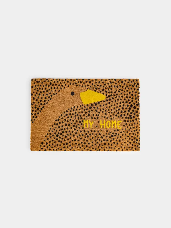 Кілемше, 40х60 см, кокос/ПВХ, қоңыр, қаз, Goose, image-0