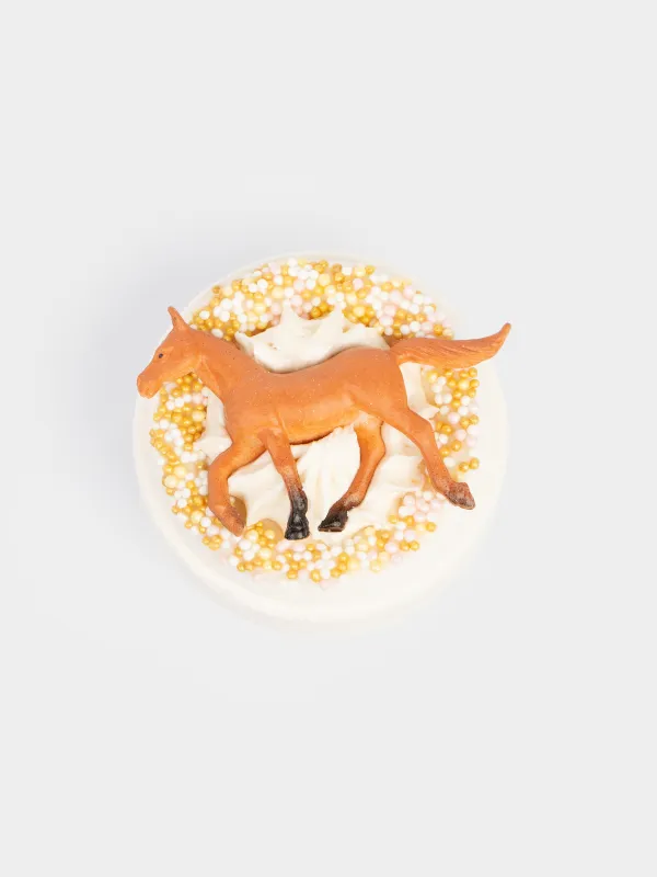 Ваннаға арналған бомба, 130 гр, ойыншығы бар, ассортиментте, Сүтті шоколад, Жылқы, Friends spa, image-0