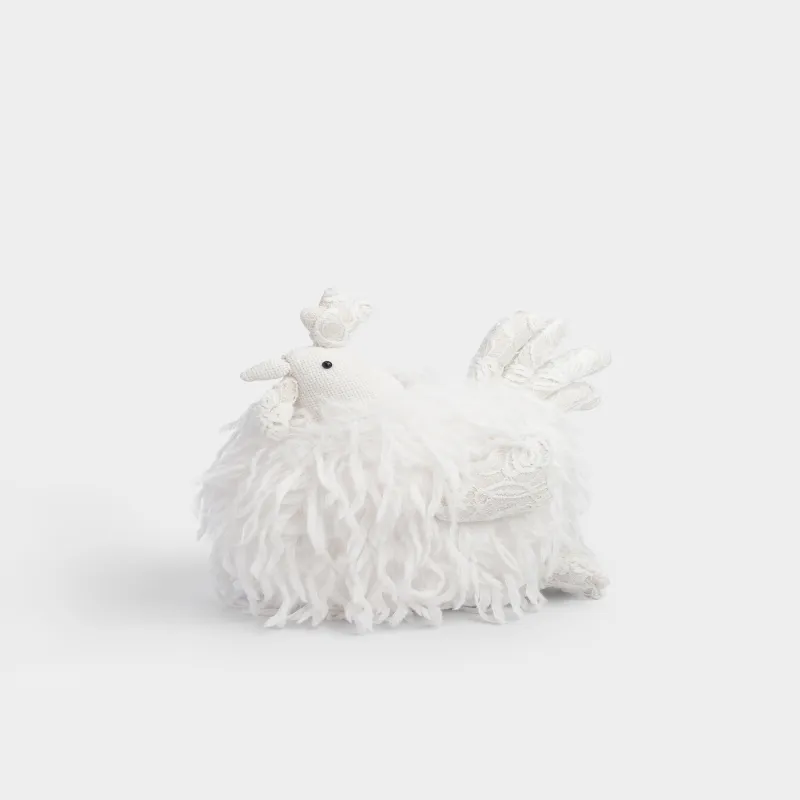 Изделие декоративное, 37 см, полиэстер, молочное, Петух, Rooster, image-4