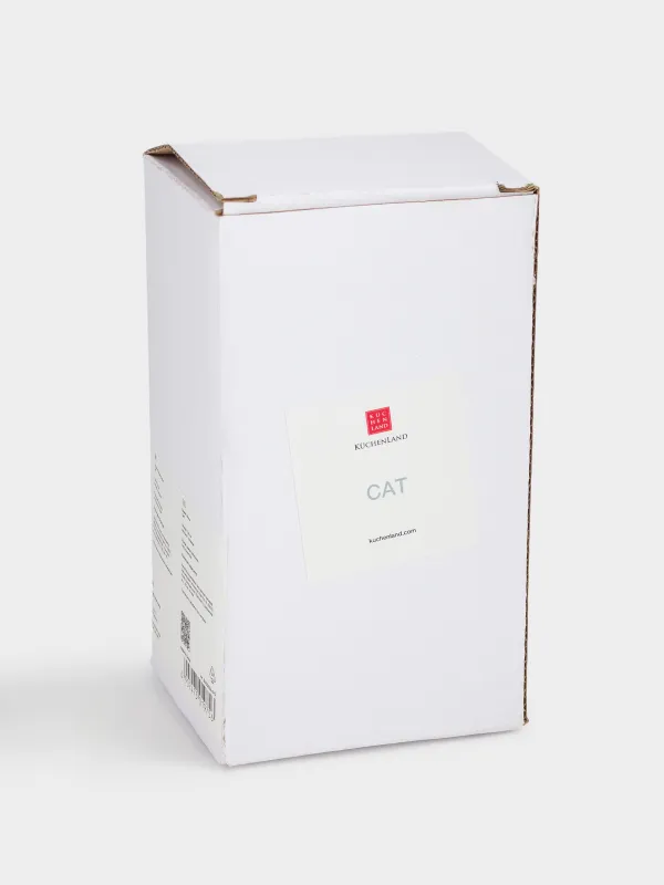 Статуэтка, 13 см, полирезин, шампань, Котенок сидит, Cat, image-4