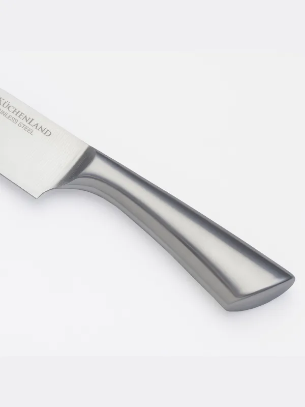 Пышақ жинағы, 6 зат, түпқоймада, көкөніс тазалағышпен/қайшымен, болат/пластик, Pascale, image-4