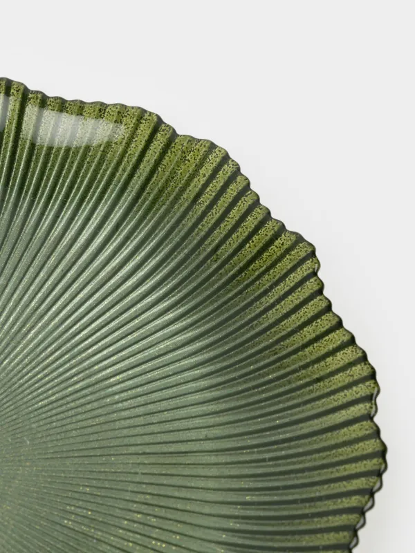 Тіскебасар тәрелкесі, 21 см, шыны Р, жасыл, Ribby color, image-2