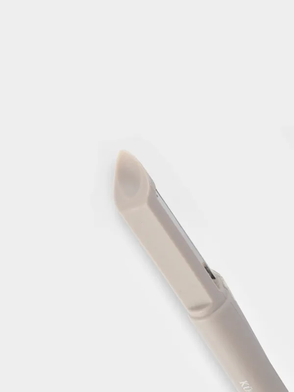 Көкөніс тазартқыш, 17 см, болат / пластик, сұр-қоңыр, металл, image-5