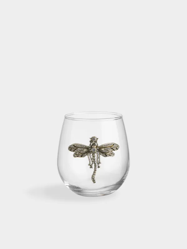 Стақан, 10 см, 480 мл, шыны Б/металл, Инелік, Lux elements, image-0