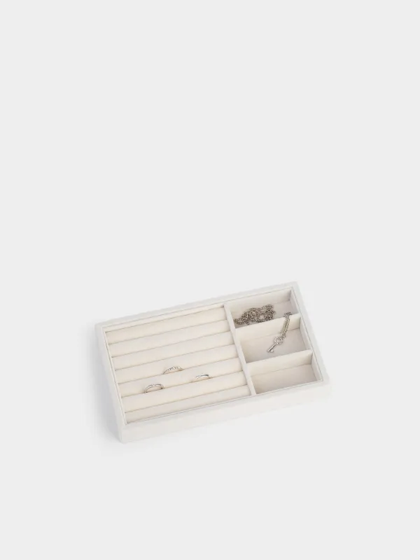 Зергерлік бұйымдарды сақтауға арналған ұйымдастырушы, 21х12 см, МДФ/барқыт, сарғылт, Ethics, image-4