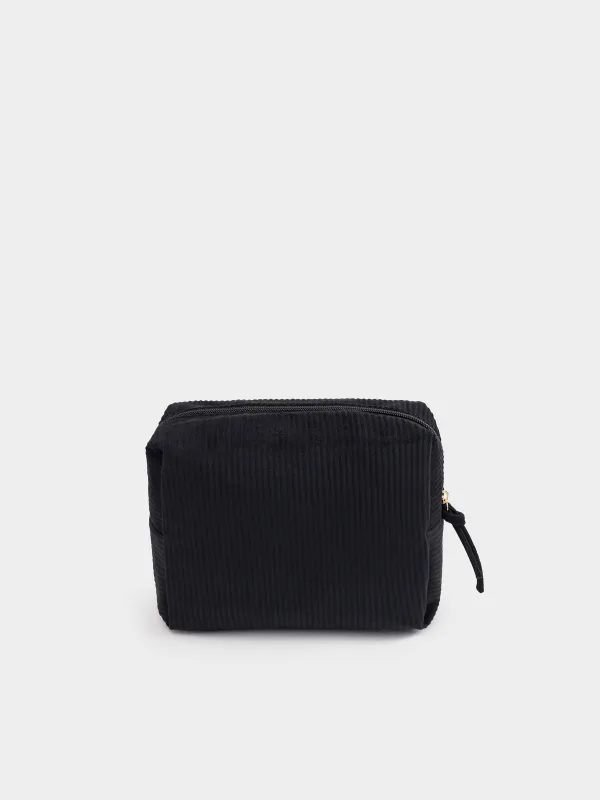 Косметичка, 21х15 см, в рубчик, Moire, image-4