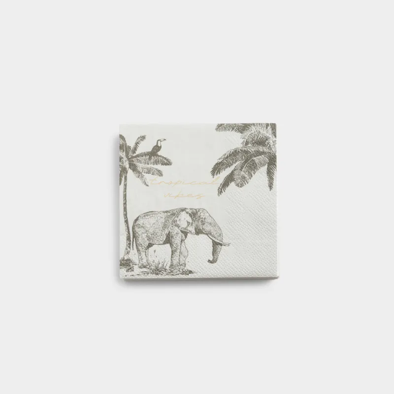 Салфетки бумажные, Tropical vibes
