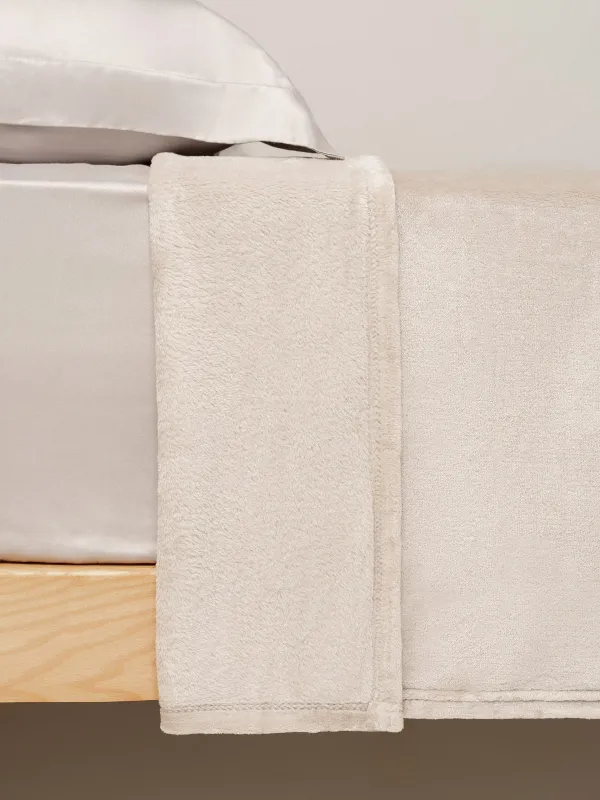 Төсек жапқыш, 220х240 см, фланель, сұр, Flannel, image-4