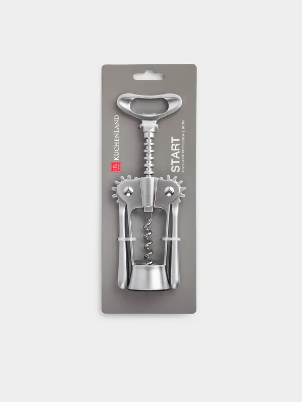 Штопор, иінтіректі, 19 см, металл/пластик, Start, image-7