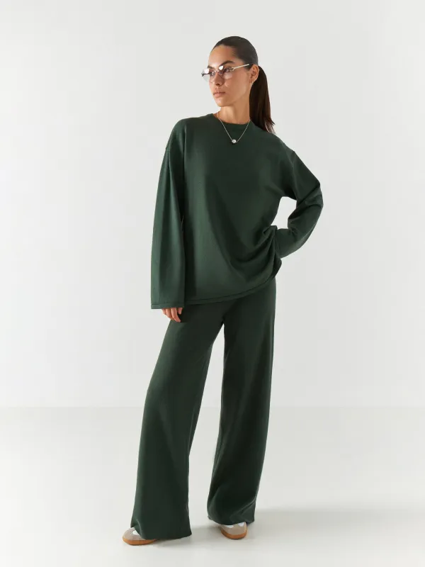 Әйелдер шалбары, өлшемі S, вискоза/полиэстер/нейлон, жасыл, Evelina, image-0