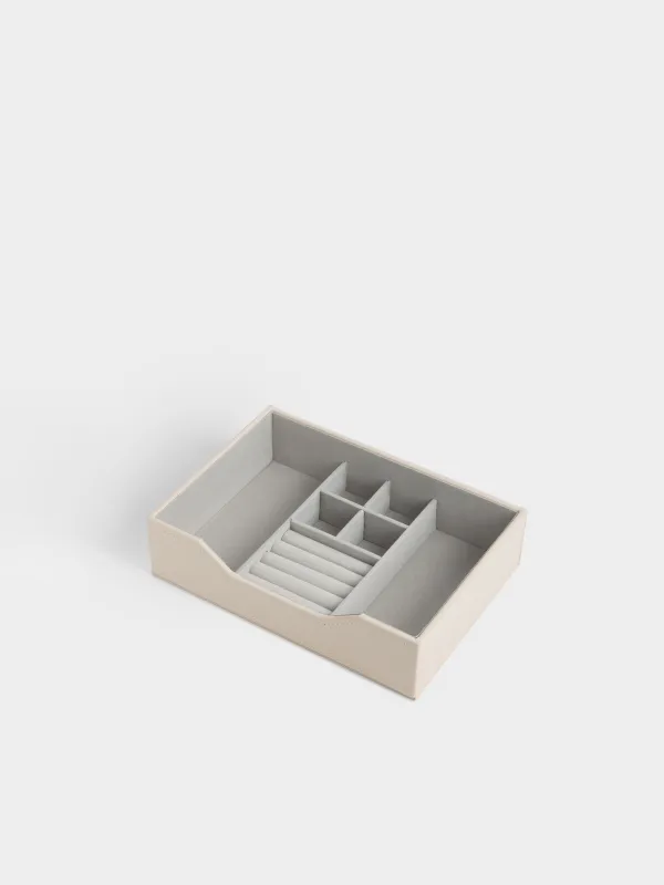 Зергерлік бұйымдарға арналған органайзер, 24х17 см, жасанды былғары/МДФ, түс, Ethics, image-1