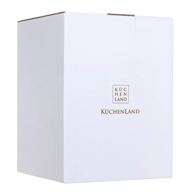 Кәмпит сауыты, 21х12 см, аяғы бар, қақпағы бар, шыны Р, Гүл, Villari, image-2