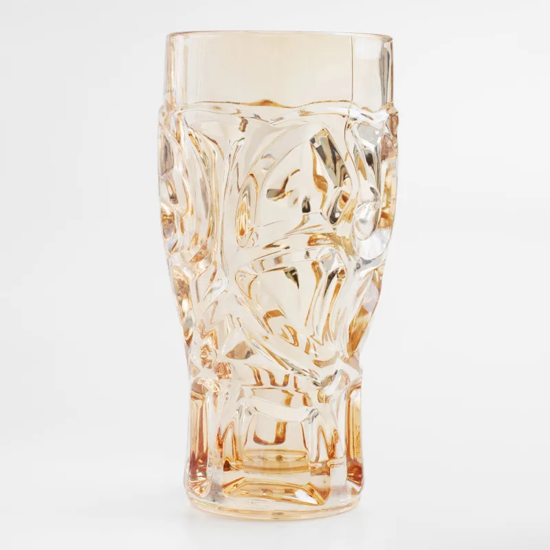 Стақан, 15 см, 270 мл, шыны Р, кәріптас, Өрнектер, Gala, image-2