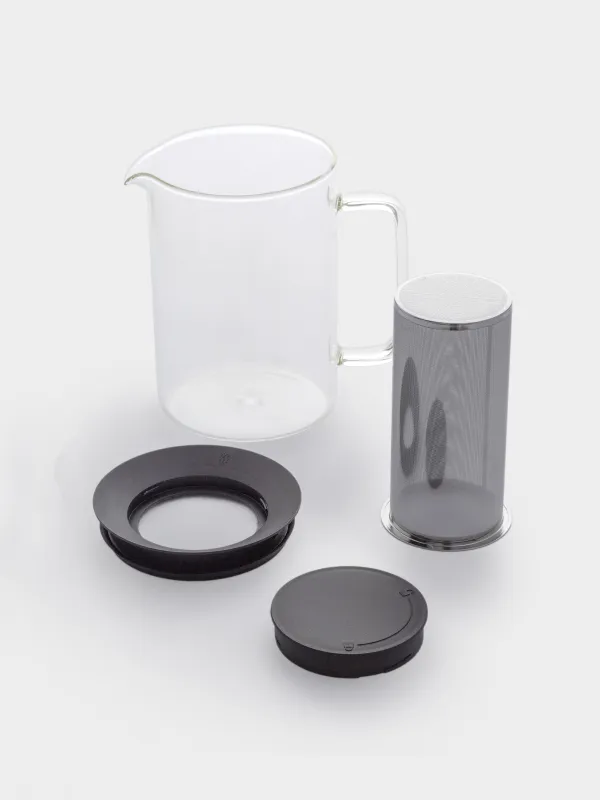 Чайник заварочный, 1,5 л, стекло Б/сталь/пластик, Comfort, image-3