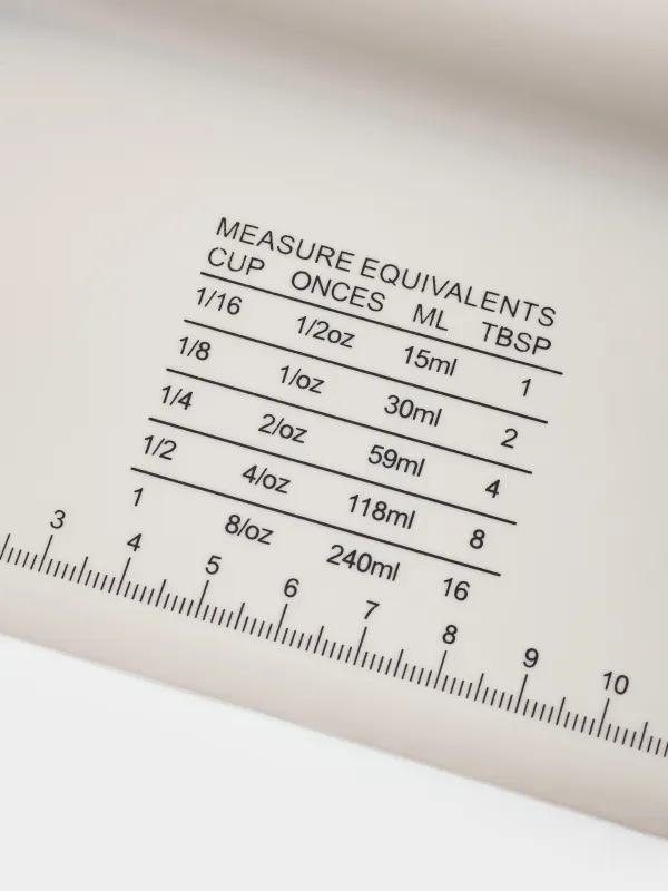 Кондитерлік қалақ, 13 см, сызғышпен, силикон, сарғылт-қоңыр, Bakery, image-2