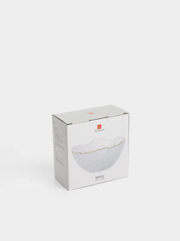 Кесе, 13х7 см, 300 мл, шыны, алтын жиектері бар, Berg, image-5