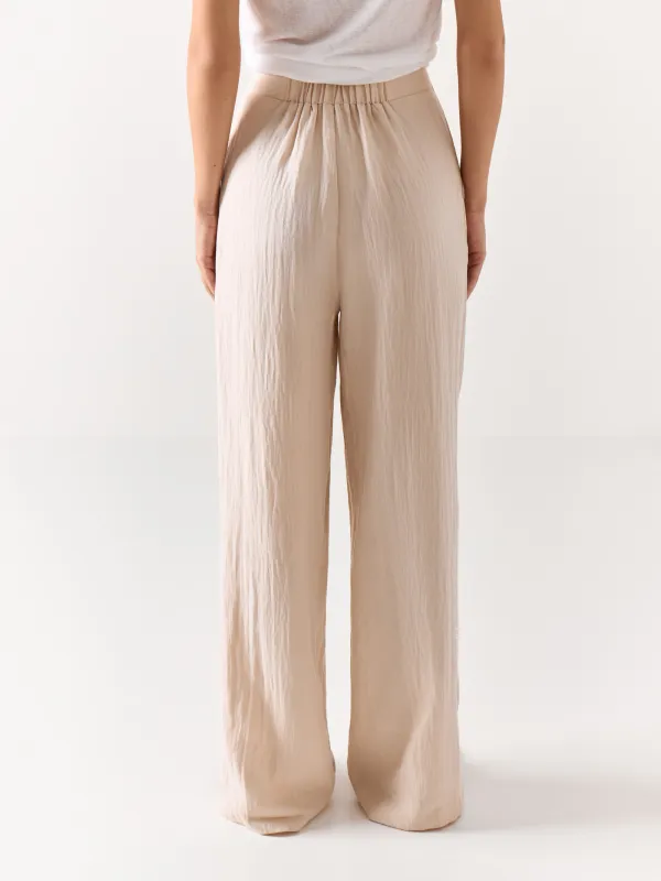 Әйелдер шалбары, өлшемі L, вискоза/полиэстер, сүт түстес, Giselle, image-5