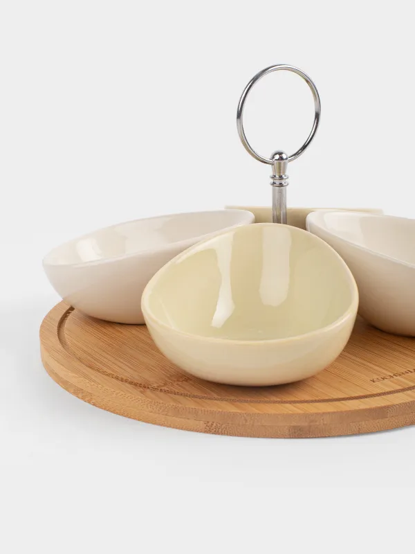 Набор для закусок, на подставке, Bamboo, image-1