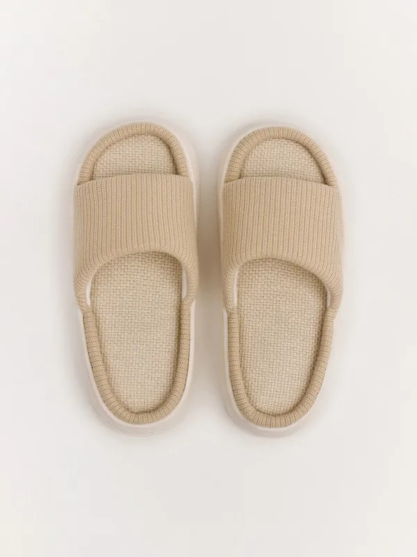 Тапочки женские, Knitted, image-1