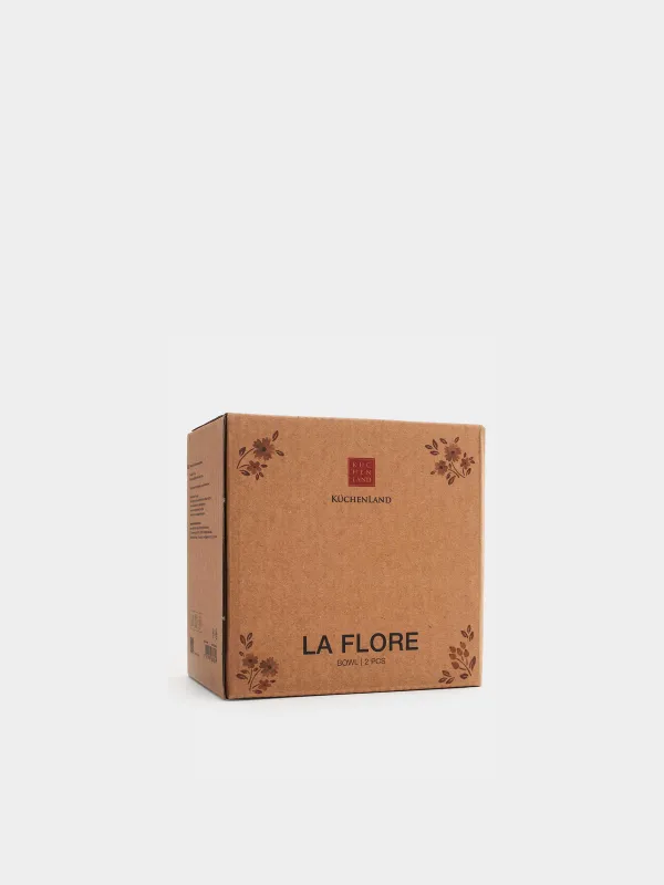 Пиала, 14х7 см, 2 шт, Винтажные цветы, La flore, image-4