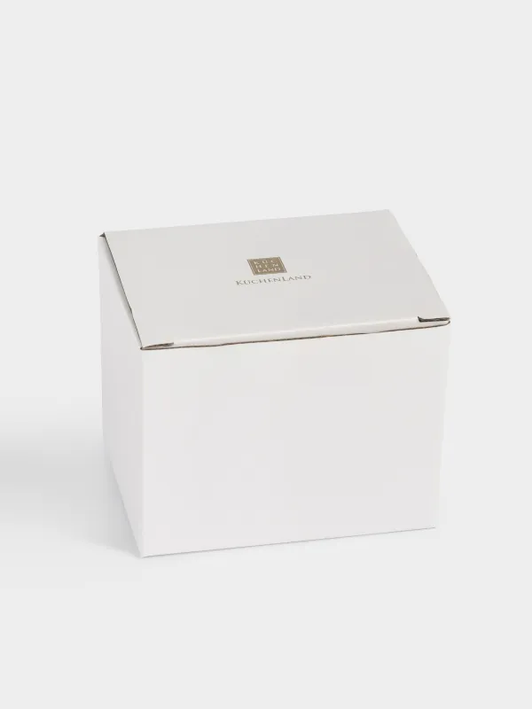 Саптыаяқ, 400 мл, фарфор N, ақ, дақты, Шырша бүршіктері мен шетен, Rowan delice, image-4