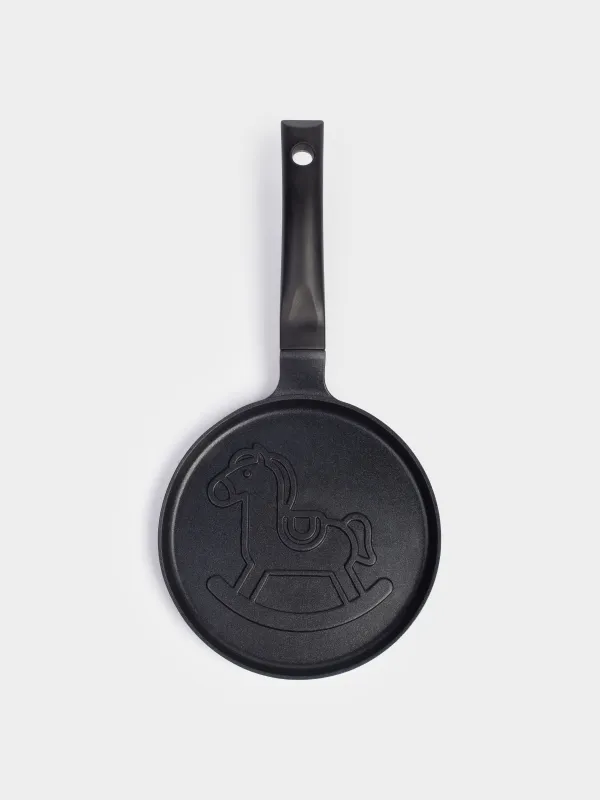 Омлет пен панкейктерге арналған таба, 18 см, жабыны бар, алюминий, Жылқы, Action, image-2