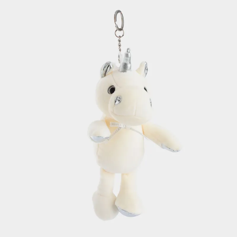 Салпыншақ, 23 см, жұмсақ, полиэстер/металл, сүт түстес, Бір мүйізді, Unicorn, image-2