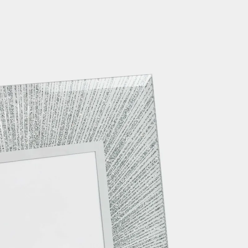 Фоторамка, 17х22 см, стекло, Серебристые полосы, Actress, image-3