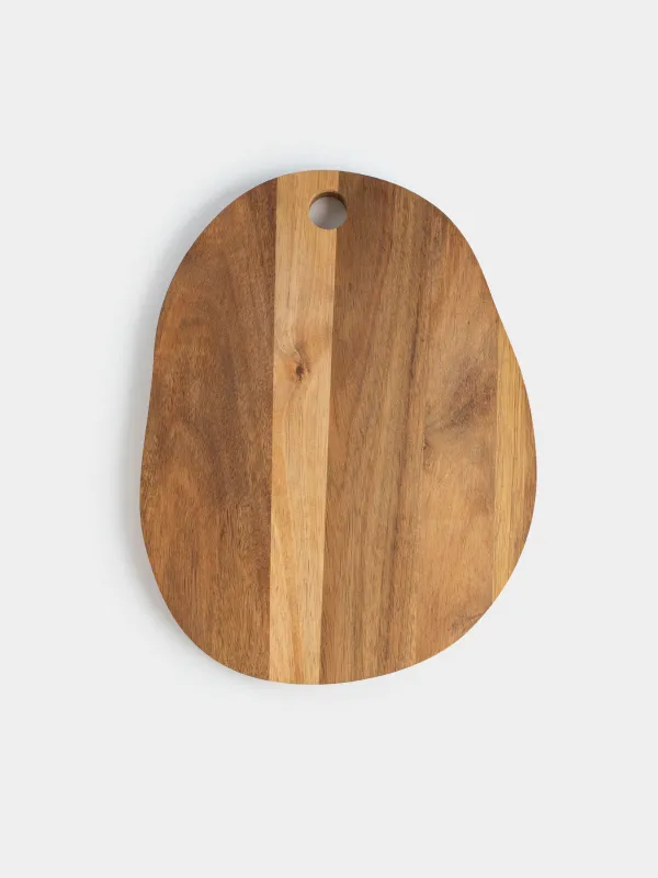 Доска разделочная, 30x23 см, дерево, Noble tree, image-4