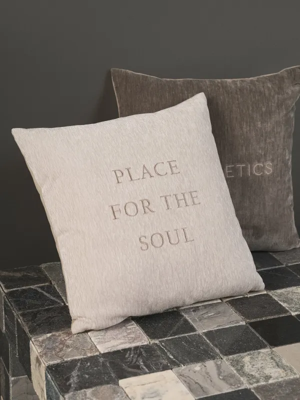 Подушка декоративная, 45х45 см, шенилл/вельвет, Chenill, image-2