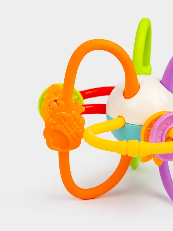 Игрушка-прорезыватель, 11х10 см, силикон/пластик, Kiddy, image-1