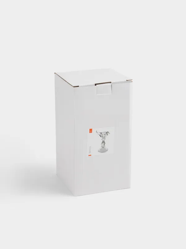 Шам ұстағыш, 19 см, шай/жіңішке шамға арналған, аяқты, шыны Р, Құс, Құстар, image-4