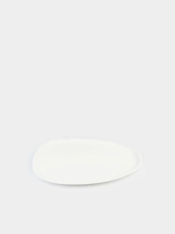 Тарелка обеденная, 27х25 см, фарфор P, белая, Synergy, image-1