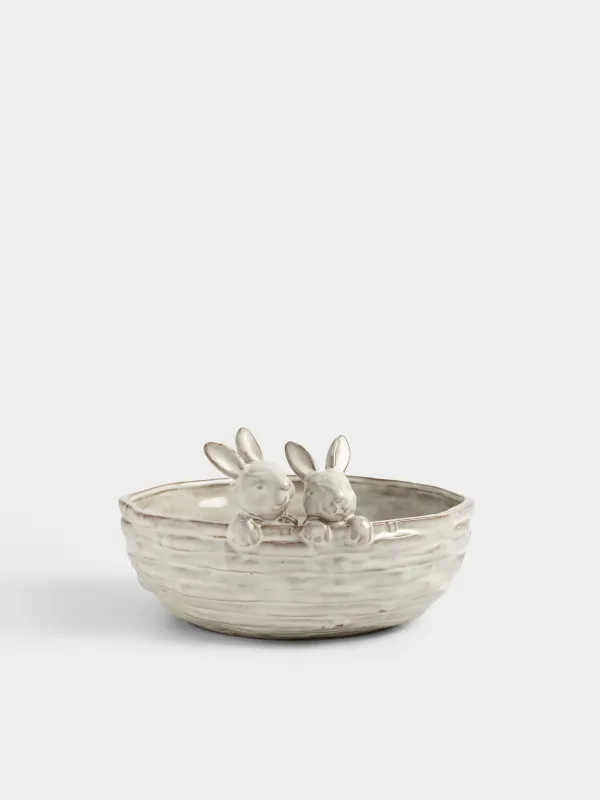 Конфетница, 25х15 см, Кролики, Rustic Easter, image-0