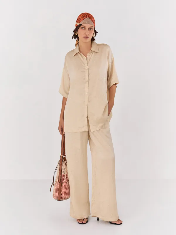 Рубашка женская, с коротким рукавом, Rosalinda, image-2