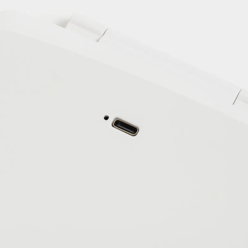 Зеркало настольное, 17х13/15x11 см, с подсветкой, складное, пластик, белое, Vesta, image-5