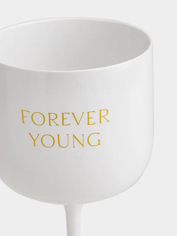 Шарап бокалы, 320 мл, пластик, Forever young, курс, image-2