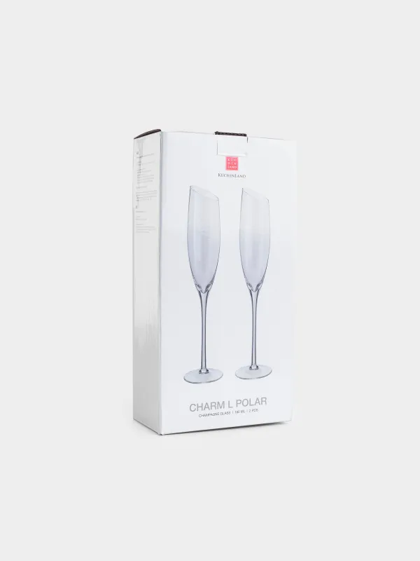 Бокал для шампанского, 2 шт, с перламутром, Charm L polar, image-4