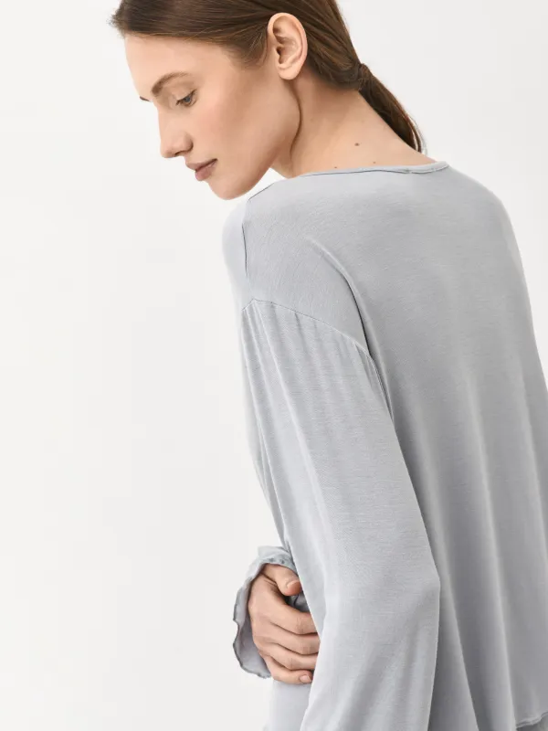 Әйелдер кардиганы, үйге арналған, өлшемі S, вискоза/эластан, сұр-көгілдір, Meryl, image-6