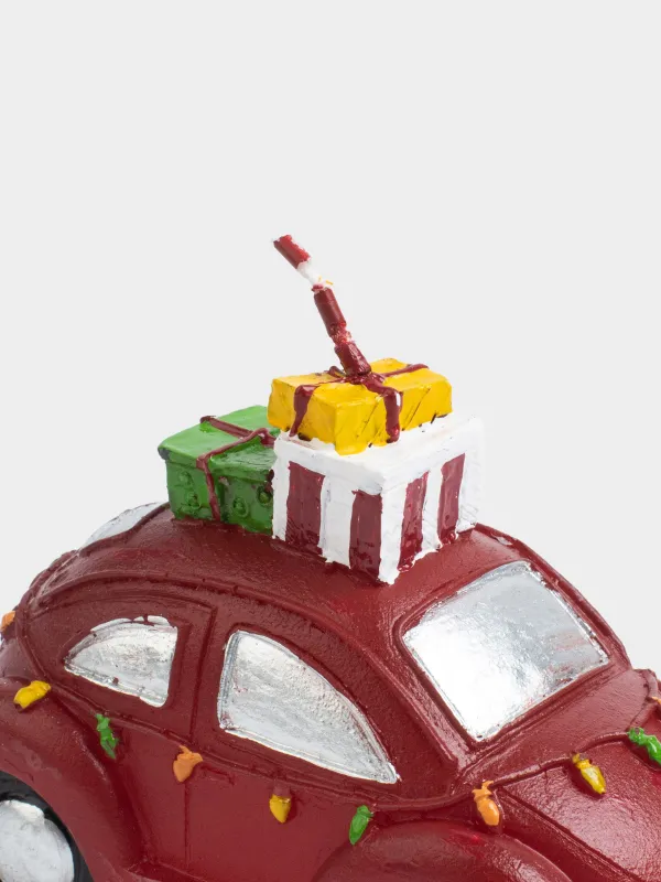 Свеча, 9х6 см, красная, Машина, Red car, image-4