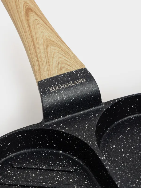 Гриль табасы, 20 см, 3 отд, қапталған, алюминий, шаршы, Action, image-4