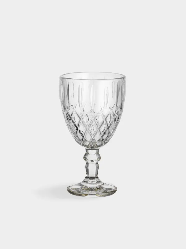 Бокал-кубок для вина, 300 мл, стекло Р, желтый градиент, Rhomb gradient, image-0