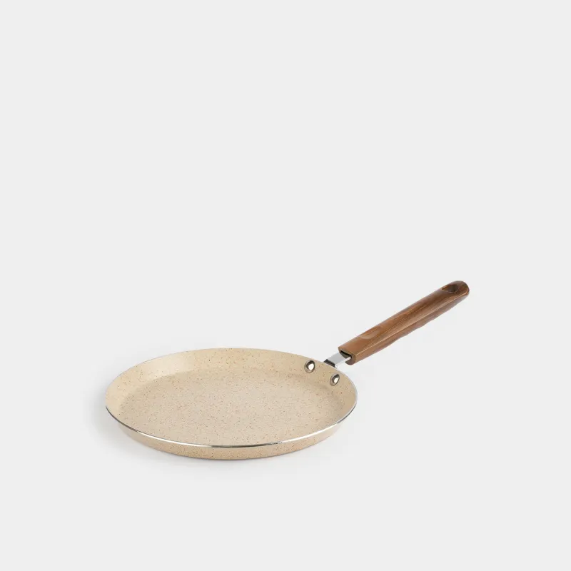 Құймақ табасы, 22 см, қапталған, құймақ шпателі, металл / ағаш, кілегей, Креп