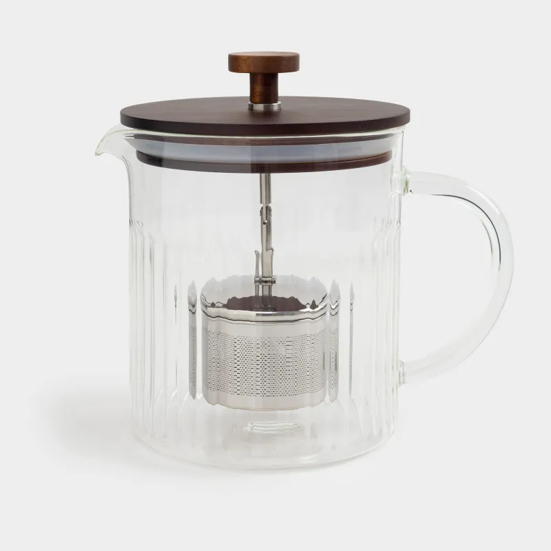 Чайник заварочный, 1,1 л, стекло Б/сталь, Bell R