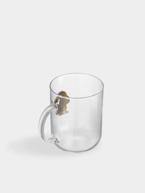 Кружка, 450 мл, Кролик с цветами, Lux elements, image-2