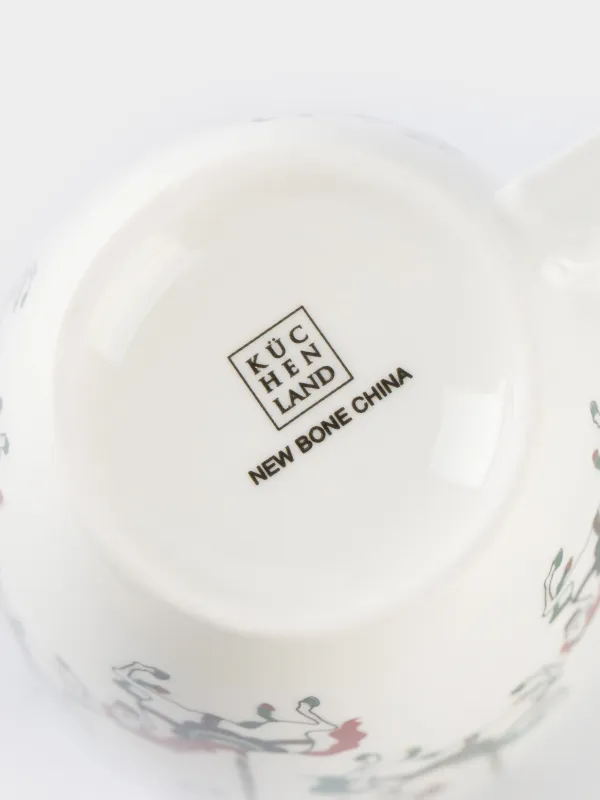 Саптыаяқ, 320 мл, фарфор N, ақ, Айналма әткеншекдегі аттар, Horse carousel, image-5