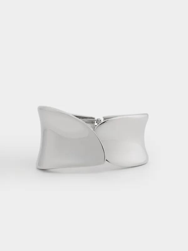 Білезік, 18 см, металл, күміс түстес, Jewelry, image-0