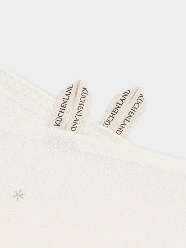 Полотенце кухонное, 40х60 см, 2 шт, хлопок, молочное/бежевое, Лошади и звезды, Stars horse, image-3