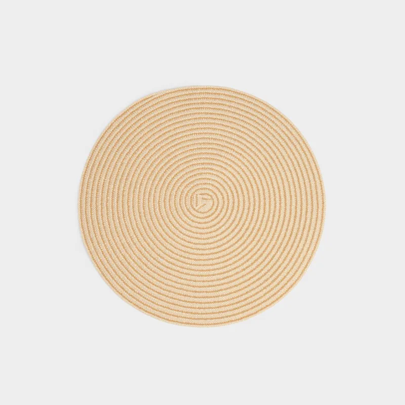 Аспаптарға арналған майлық, 38 см, целлюлоза, дөңгелек, сарғылт-қоңыр, Straw